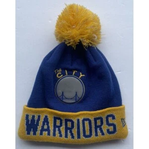Cappello berretto Golden State Warriors New Era legno duro classici blu giallo NBA NUOVO CON ETICHETTE - Foto 1 di 3