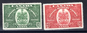 Canada 1938-39 sg S9-10 10, 20c special delivery MM cat £66 - Picture 1 of 2