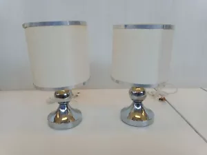 coppia di lampade da tavolo comò comodino vintage - Foto 1 di 18
