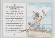 2020 Goodwin Champions Aesop's Fables Sketch Booklets 1/1 Matt Stewart Auto