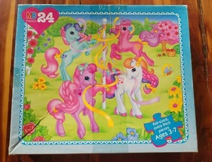 My Little Pony 24 Piece Puzzle 1997 Hasbro Milton Bradley Complete USED - Picture 1 of 10
