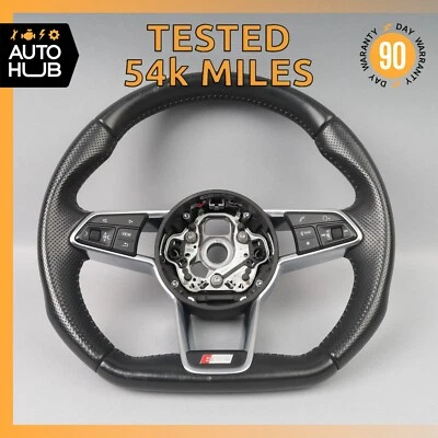 Volante 16-23 Audi TT TTS S-Line fundo plano fabricante de equipamento original 54k - Imagem 1 de 4