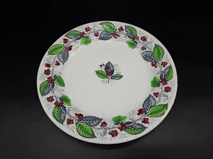 Antiker J. Clementson Ironstone Holzbine Muster 9 5/8" Essteller/Ex-Zustand - Bild 1 von 7
