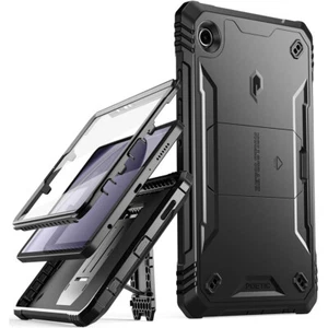 For Samsung Galaxy Tab A9 Case,Poetic with Kickstand Built-in-Screen Cover Black - Picture 1 of 5