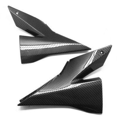 Para Kawasaki 2004 2005 Ninja ZX-10R tanque de gasolina carenado lateral rodilla capucha fibra de carbono Foto 1 de 4