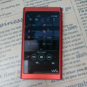 SONY NW-A55 Walkman A Series Hi-Res 16GB Bluetooth microSD Red Japanese only - Picture 1 of 2