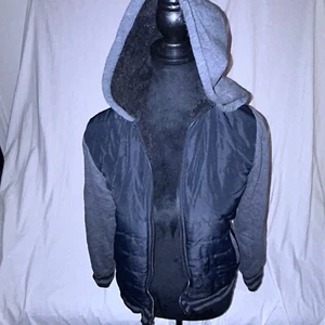 Urban Pipeline Boys Hoodie Jacket Size Medium Black And Grey - Picture 1 of 3