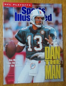 DAN MARINO Sports Illustrated 14. Januar 1991 Magazin KEIN ETIKETT MIAMI DOLPHINS - Bild 1 von 1