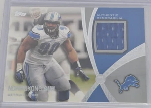 NDAMUKONG SUH 2012 Topps Prolific Playmakers Relics #PPRNS Jersey - Picture 1 of 2