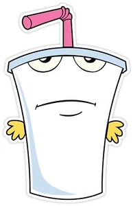 Aqua Teen Hunger Force Shake adesivo vinile decalcomania paraurti da parete - Foto 1 di 2