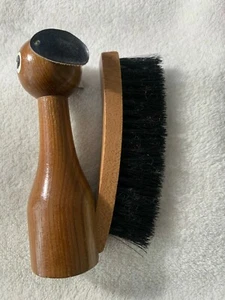 Cepillo de zapatos de madera vintage único hecho en Japón - Imagen 1 de 7