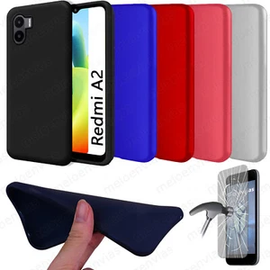 Funda XIAOMI REDMI A2 + PROTECTOR PANTALLA Carcasa GEL TPU Mate Colores Elige - Imagen 1 de 7