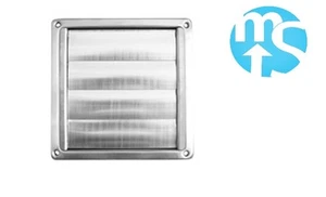 Stainless Steel 100mm 4" Gravity Flap Vent *Perfect for intermittent fans*  - Picture 1 of 1