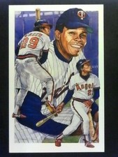 Rod Carew, Legends Sports Memorabilia -Postcard- 1991 