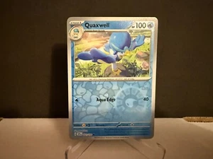 2024 Pokemon TCG Quaxwell 051 Scintille Urgenti Carta Holo Inversa NM+ - Foto 1 di 1