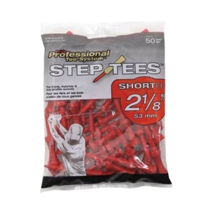 Pride PTS 2 1/8", 2 3/4", 3 1/4" Step Tees - 50 Count - Picture 1 of 3