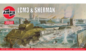 1:76 Scale Airfix LCM3 & Sherman Model Kit - Picture 1 of 1