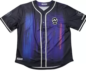 NGHTMRE Mens Size 2XL Baseball Jersey Limited Edition Button Snap Embroidered - Picture 1 of 7