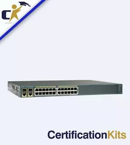 Cisco WS-C2960-24PC-S -PoE- 24 Ports - 1 Yr Wnty - Fast Ship! - Picture 1 of 1