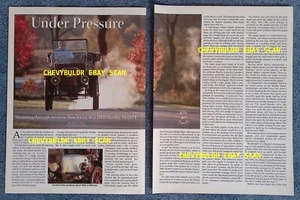 1908 Stanley Model F History Info Article "Under Pressure" Steam Powered - Picture 1 of 3