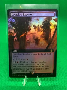 Lavaclaw Reaches Foil Extended Art  Doctor Who Commander MTG - Picture 1 of 1