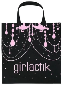 Girlactik Tote Bag 2019 GWP Black Pink Brand New - Picture 1 of 1