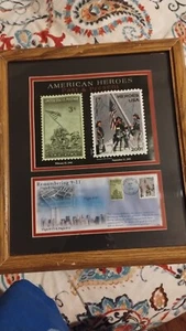 American Heroes - Past & Present - Framed Commemorative - Picture 1 of 5