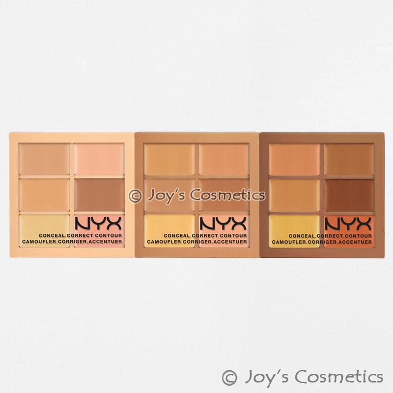 Menge Von 2 NYX Verdecken richtig Kontur-palette 3CP01 Licht