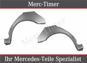 Par de pasamanos Mercedes W210 Clase E 95-02 chapa de reparación guardabarros trasero L+R - Imagen 1 de 4