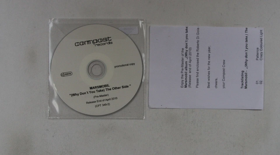 Marsmobil (Why Don't You Take) The Other Side ? GER Pre-Master CDR 2010 + Insert - Bild 1 von 1