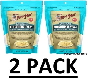 2 PACK - Bob's Red Mill Large Flake Nutritional Yeast - 5 oz (Total 10 oz) - Picture 1 of 3