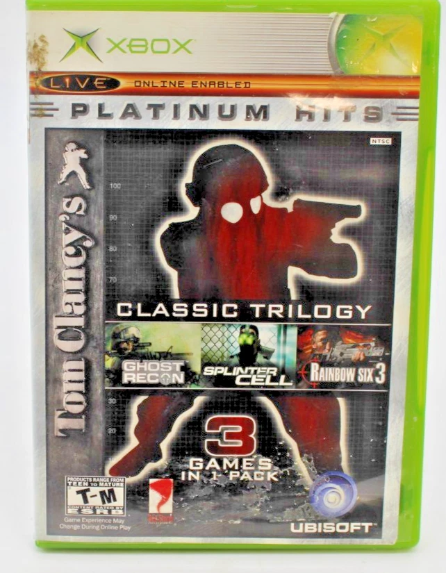Tom Clancy's Classic Trilogy Original Xbox splinter cell and rainbow six 3 only - Image 1 of 3
