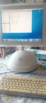  iMac G4 "Tournesol" Vintage 15" – PowerMac 4,2 – Collection / Déco / Rétro Mac - Photo 1/4