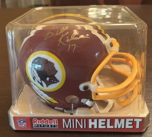 Minicasco firmado autografiado por Billy Kilmer #17 de los Washington Redskins - - Imagen 1 de 6