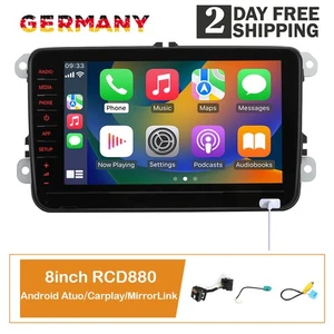 8inch RCD330 Autoradio Stereo Carplay Android Auto 880 PRO Für VW Golf Tiguan CC - Bild 1 von 23