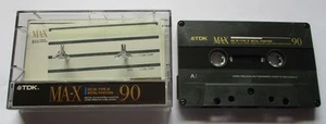 TDK  METAL  MA-X 90  Compact Cassette TAPE - Bild 1 von 2