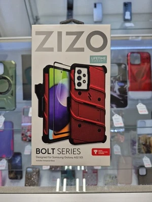 Samsung A52 5G Phone Case Swivel Belt Clip With Screen Protector ZIZO Bolt Serie - Image 1 of 3