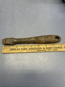 Antique Cast Iron King Lid or Grate Lifter Wood Coal Stove - Picture 1 of 2