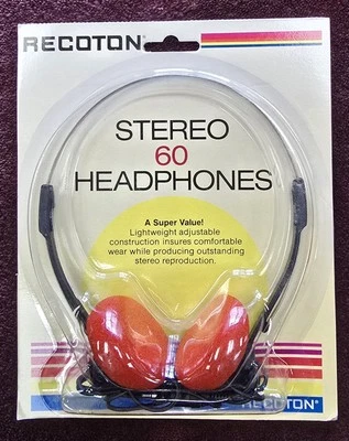 Recoton ST60 Lote de 12 Auriculares Estéreo con Cable de 4 Pies y Enchufe de 3.5mm Foto 1 de 4