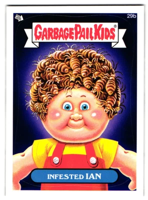 Infested Ian 2012 Garbage Pail Kids Brand-New Series 1 Parody Exact Card Shown - Image 1 of 2