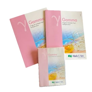 Math U See Gamma Multiplication Instruction Manual/Tests/DVD 2012 VERY GOOD - Picture 1 of 4