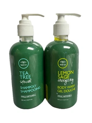 2 PACK lot Paul Mitchell Tea Tree Special Shampoo Lemon Sage Body Wash 8.5oz - Image 1 of 2