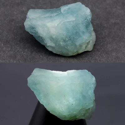 💎 Aguamarina azul verdoso natural áspera de 11,12 quilates - sin calefacción, piedra preciosa de Brasil Foto 1 de 4