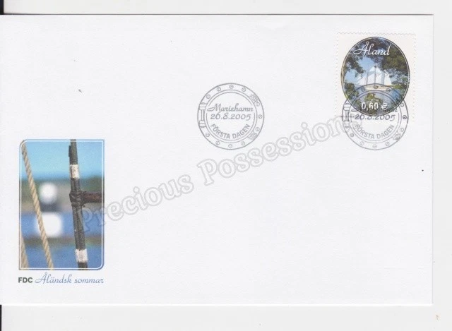 ALAND FDC FIRST DAY COVER STAMP SET 2005 SAILING SHIPS - Image 1 of 1