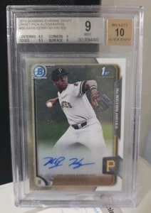 Ke'Bryan Hayes 2015 Bowman Chrome MLB Draft Autogrammkarte Piraten BGS 9/10 AUTO - Bild 1 von 4