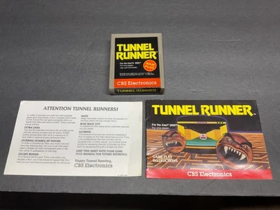 Atari  2600  Tunnel Runner  Game and Manual and Tip Sheet Tested - Image 1 of 4