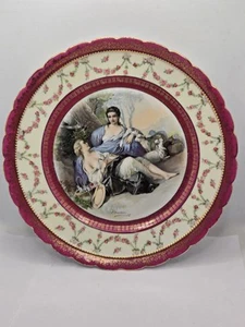 Oscar Schlegelmilch factory in Germany marked "St. Kilian Germany" Plate - Picture 1 of 7