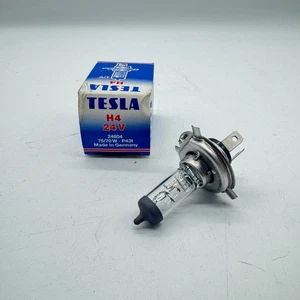 TESLA - LAMPADINA ALOGENA H4  75/70W 24W P43T LUCI ILLUMINAZIONE FM-715 - Picture 1 of 4