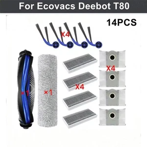 Ersatzteilset für ECOVACS DEEBOT T80 Staubsauger Bürste Filter Staubbeutel - Picture 1 of 20
