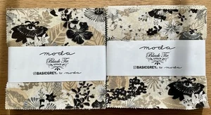 Black Tie Affair Basic grey Moda Set Of 2 Charm Packs - Picture 1 of 2